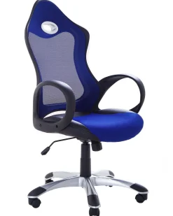 Burostuhl Blau Wippfunktion Hohenverstellbar Ichair
