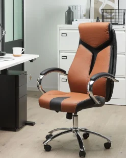 Burostuhl Braun Hohenverstellbar Formula 1