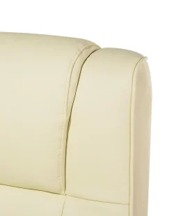 Burostuhl Kunstleder Beige Massagefunktion Heizfunktion Hohenverstellbar Comfort Ii