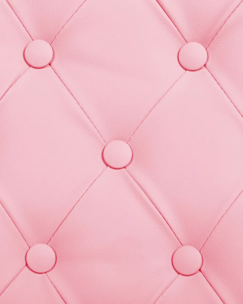 Burostuhl Kunstleder Rosa Hohenverstellbar Princess