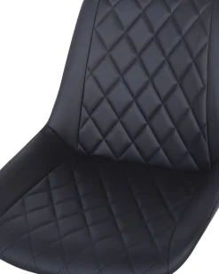 Burostuhl Kunstleder Schwarz Hohenverstellbar Maribel