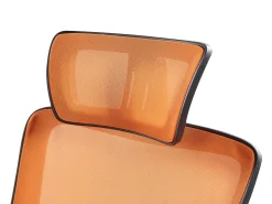 Burostuhl Orange / Schwarz Hohenverstellbar Noble