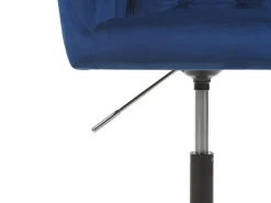 Burostuhl Samtstoff Marineblau Hohenverstellbar Antares