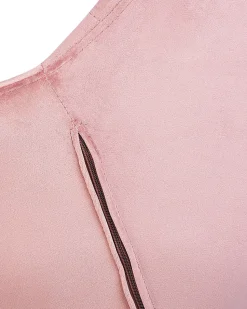 Burostuhl Samtstoff Rosa Hohenverstellbar Labelle