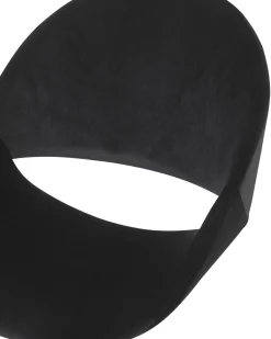 Burostuhl Samtstoff Schwarz Hohenverstellbar Selma