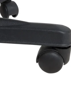 Burostuhl Schwarz / Braun Hohenverstellbar Deluxe