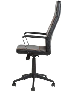 Burostuhl Schwarz / Braun Hohenverstellbar Deluxe