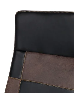 Burostuhl Schwarz / Braun Hohenverstellbar Deluxe