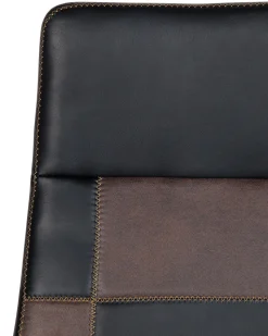 Burostuhl Schwarz / Braun Hohenverstellbar Deluxe