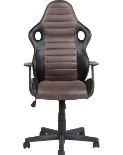 Burostuhl Schwarz / Braun Hohenverstellbar Supreme