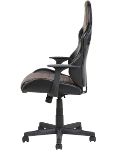 Burostuhl Schwarz / Braun Hohenverstellbar Supreme
