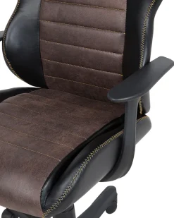 Burostuhl Schwarz / Braun Hohenverstellbar Supreme