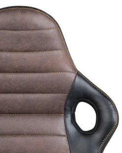 Burostuhl Schwarz / Braun Hohenverstellbar Supreme
