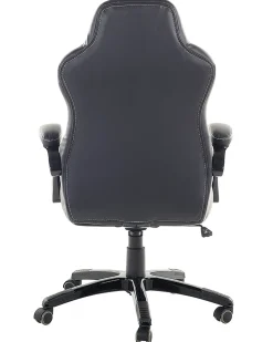 Burostuhl Schwarz / Dunkelbraun Hohenverstellbar Prince