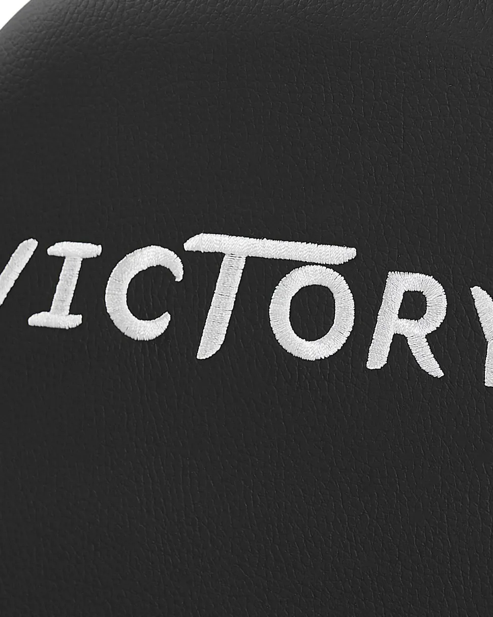 Burostuhl Schwarz / Weis Hohenverstellbar Mit Fusstutze Victory