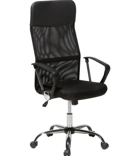 Burostuhl Schwarz Kunstleder Hohenverstellbar Design