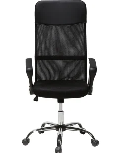 Burostuhl Schwarz Kunstleder Hohenverstellbar Design