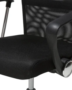 Burostuhl Schwarz Kunstleder Hohenverstellbar Design