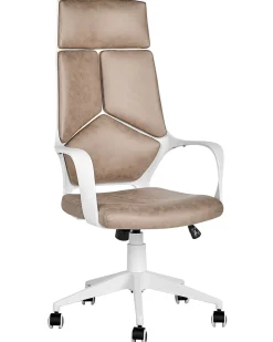 Burostuhl Taupe / Weis Hohenverstellbar Delight