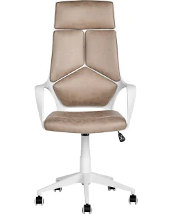 Burostuhl Taupe / Weis Hohenverstellbar Delight