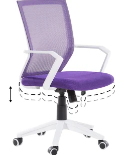 Burostuhl Violett Hohenverstellbar Relief