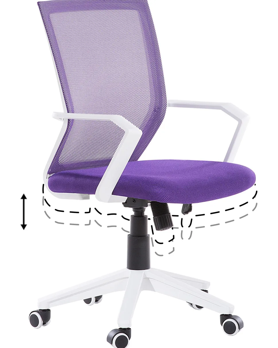 Burostuhl Violett Hohenverstellbar Relief