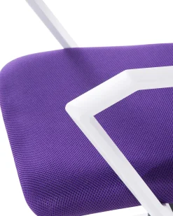Burostuhl Violett Hohenverstellbar Relief