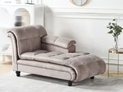 Chaise Lounge Taupe Lormont