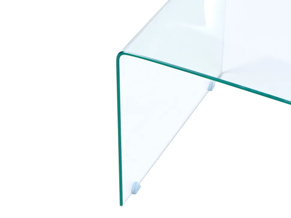 Couchtisch Glas Transparent 100 X 50 X 40 Cm Kendall