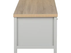 Couchtisch Grau / Heller Holzfarbton Rechteckig Clio