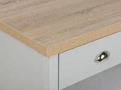 Couchtisch Grau / Heller Holzfarbton Rechteckig Clio