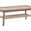 Couchtisch Heller Holzfarbton 100 X 50 Cm Simla