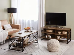 Couchtisch Holzoptik Braun Rechteckig Bolton