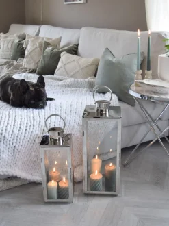 Couchtisch Marmor Optik Weis / Silber 80 Cm Meridian Ii
