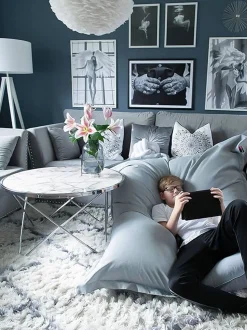 Couchtisch Marmor Optik Weis / Silber 80 Cm Meridian Ii