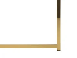 Couchtisch Marmor Optik Weis / Gold 70 Cm Quincy