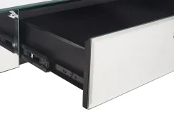 Couchtisch Silber Mit Schublade Verspiegelt Nesle