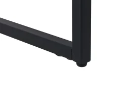 Couchtisch Weis / Schwarz Marmor Optik Rechteckig Merced