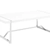 Couchtisch Weis Rechteckig 60 X 120 Cm Tulsa