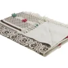 Decke Baumwolle Beige / Braun 130 X 180 Cm Orientalisches Muster Chinsurah