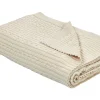 Decke Baumwolle Beige 110 X 180 Cm Anamur