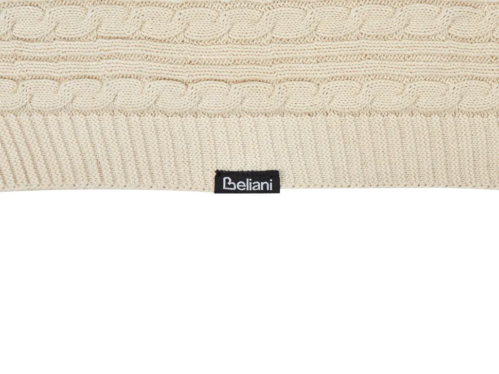 Decke Baumwolle Beige 110 X 180 Cm Anamur