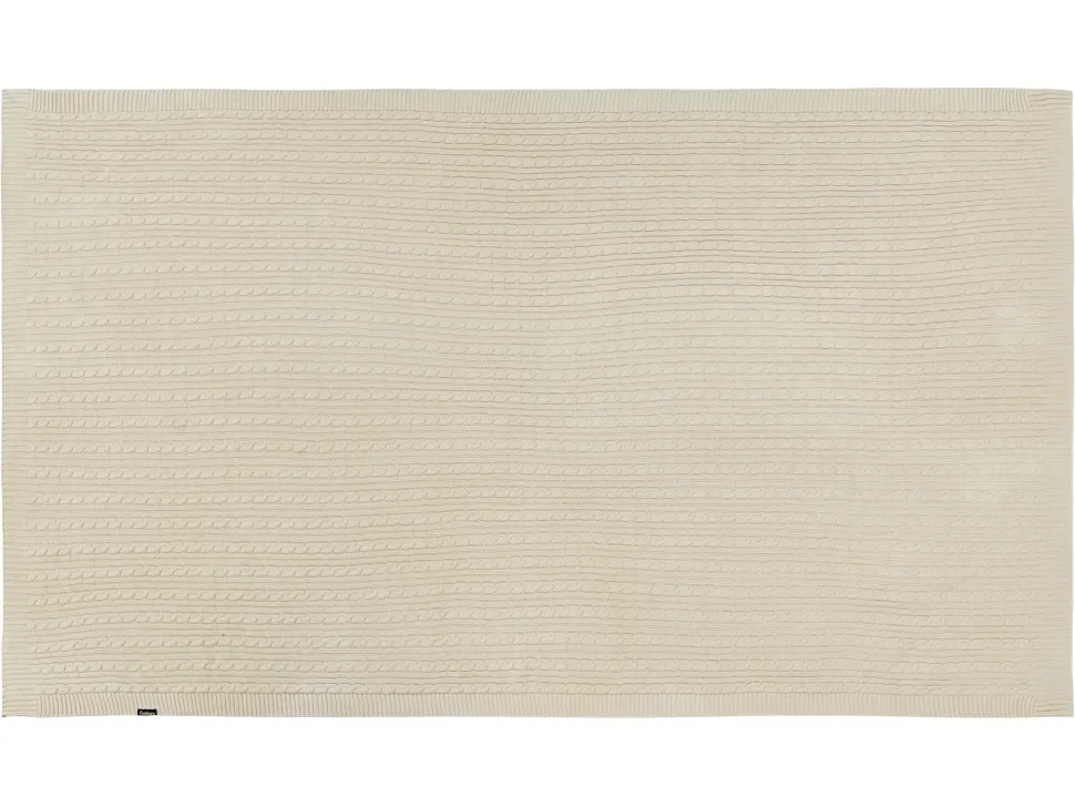 Decke Baumwolle Beige 110 X 180 Cm Anamur