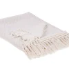 Decke Baumwolle Beige 125 X 150 Cm Yarsa