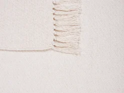 Decke Baumwolle Beige 125 X 150 Cm Yarsa