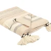 Decke Baumwolle Beige 130 X 170 Cm Yarseli