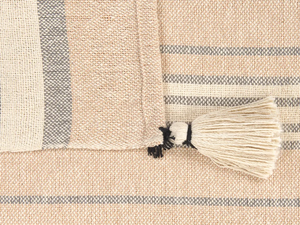 Decke Baumwolle Beige 130 X 170 Cm Yarseli