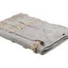 Decke Baumwolle Grau / Beige 130 X 180 Cm Abstraktes Muster Hospet