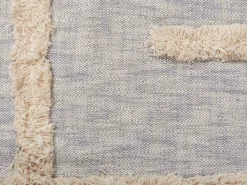Decke Baumwolle Grau / Beige 130 X 180 Cm Abstraktes Muster Hospet