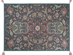 Decke Baumwolle Mehrfarbig 130 X 180 Cm Blumenmotiv Dibrugarh